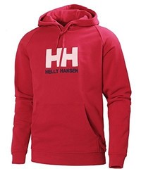 roter Pullover mit einem Kapuze von Helly Hansen