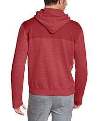 roter Pullover mit einem Kapuze von Hurley