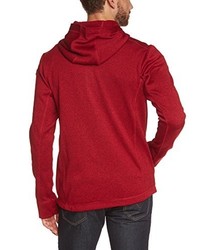 roter Pullover mit einem Kapuze von Icepeak