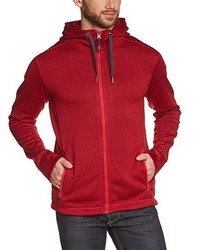 roter Pullover mit einem Kapuze von Icepeak
