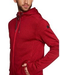 roter Pullover mit einem Kapuze von Icepeak