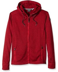 roter Pullover mit einem Kapuze von Icepeak