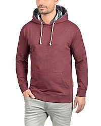 roter Pullover mit einem Kapuze von INDICODE