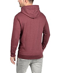 roter Pullover mit einem Kapuze von INDICODE