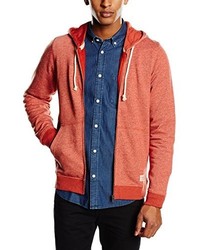 roter Pullover mit einem Kapuze von JACK & JONES VINTAGE