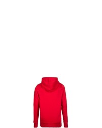 roter Pullover mit einem Kapuze von Jako