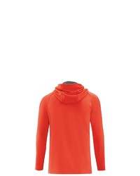 roter Pullover mit einem Kapuze von Jako