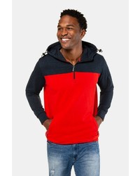 roter Pullover mit einem Kapuze von JP1880