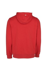 roter Pullover mit einem Kapuze von Kappa