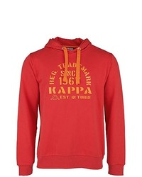 roter Pullover mit einem Kapuze von Kappa