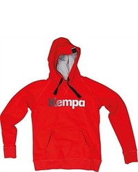 roter Pullover mit einem Kapuze von Kempa