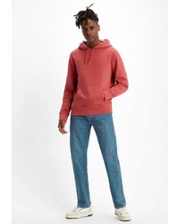 roter Pullover mit einem Kapuze von Levi's