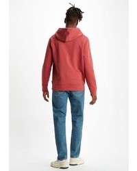 roter Pullover mit einem Kapuze von Levi's