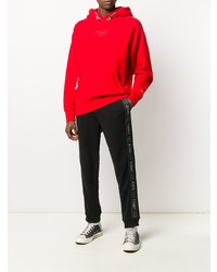 roter Pullover mit einem Kapuze von Tommy Jeans