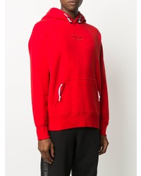 roter Pullover mit einem Kapuze von Tommy Jeans