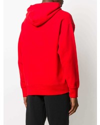 roter Pullover mit einem Kapuze von Tommy Jeans