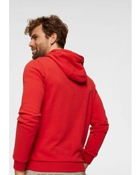 roter Pullover mit einem Kapuze von Marc O'Polo