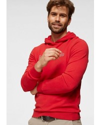 roter Pullover mit einem Kapuze von Marc O'Polo