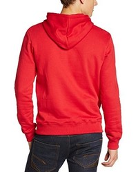 roter Pullover mit einem Kapuze von Merc of London