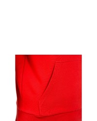 roter Pullover mit einem Kapuze von New Era