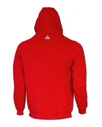 roter Pullover mit einem Kapuze von Peak