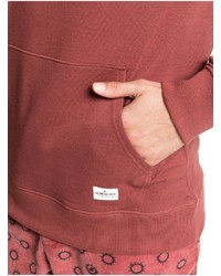 roter Pullover mit einem Kapuze von Quiksilver