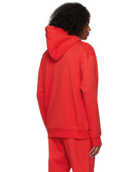 roter Pullover mit einem Kapuze von NIKE JORDAN
