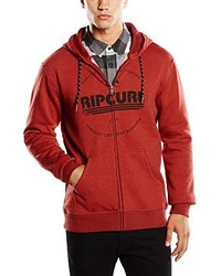 roter Pullover mit einem Kapuze von Rip Curl