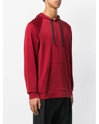 roter Pullover mit einem Kapuze von Lanvin