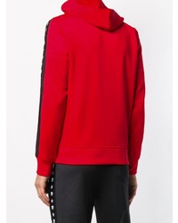 roter Pullover mit einem Kapuze von Hydrogen