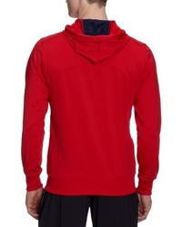 roter Pullover mit einem Kapuze von Speedo
