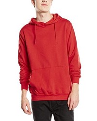 roter Pullover mit einem Kapuze von Stedman Apparel