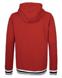 roter Pullover mit einem Kapuze von Sublevel