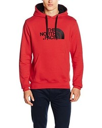 roter Pullover mit einem Kapuze von The North Face