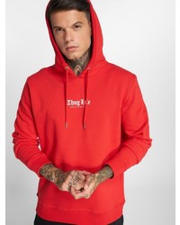 roter Pullover mit einem Kapuze von Thug Life