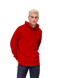 roter Pullover mit einem Kapuze von Tom Barron