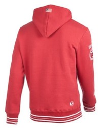 roter Pullover mit einem Kapuze von Ultrasport