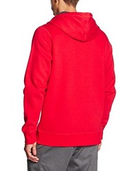 roter Pullover mit einem Kapuze von Under Armour