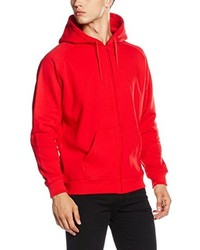 roter Pullover mit einem Kapuze von Urban Classics