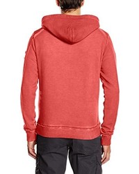 roter Pullover mit einem Kapuze von WATTS