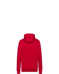 roter Pullover mit einem Kapuze von WLD