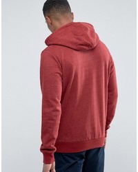 roter Pullover mit einem Kapuze von ONLY & SONS