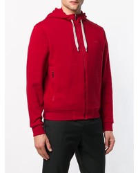roter Pullover mit einem Kapuze von Z Zegna
