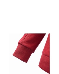 roter Pullover mit einem Reißverschluss am Kragen von JOY SPORTSWEAR