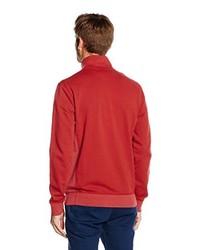 roter Pullover mit einem Reißverschluß von Boss Orange