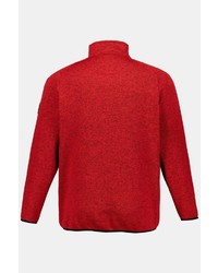 roter Pullover mit einem Reißverschluß von JP1880