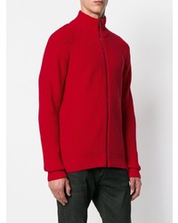roter Pullover mit einem Reißverschluß von Belstaff