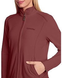 roter Pullover mit einem Reißverschluß von Schöffel