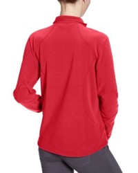 roter Pullover mit einem Reißverschluß von Schöffel