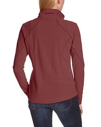 roter Pullover mit einem Reißverschluß von Schöffel